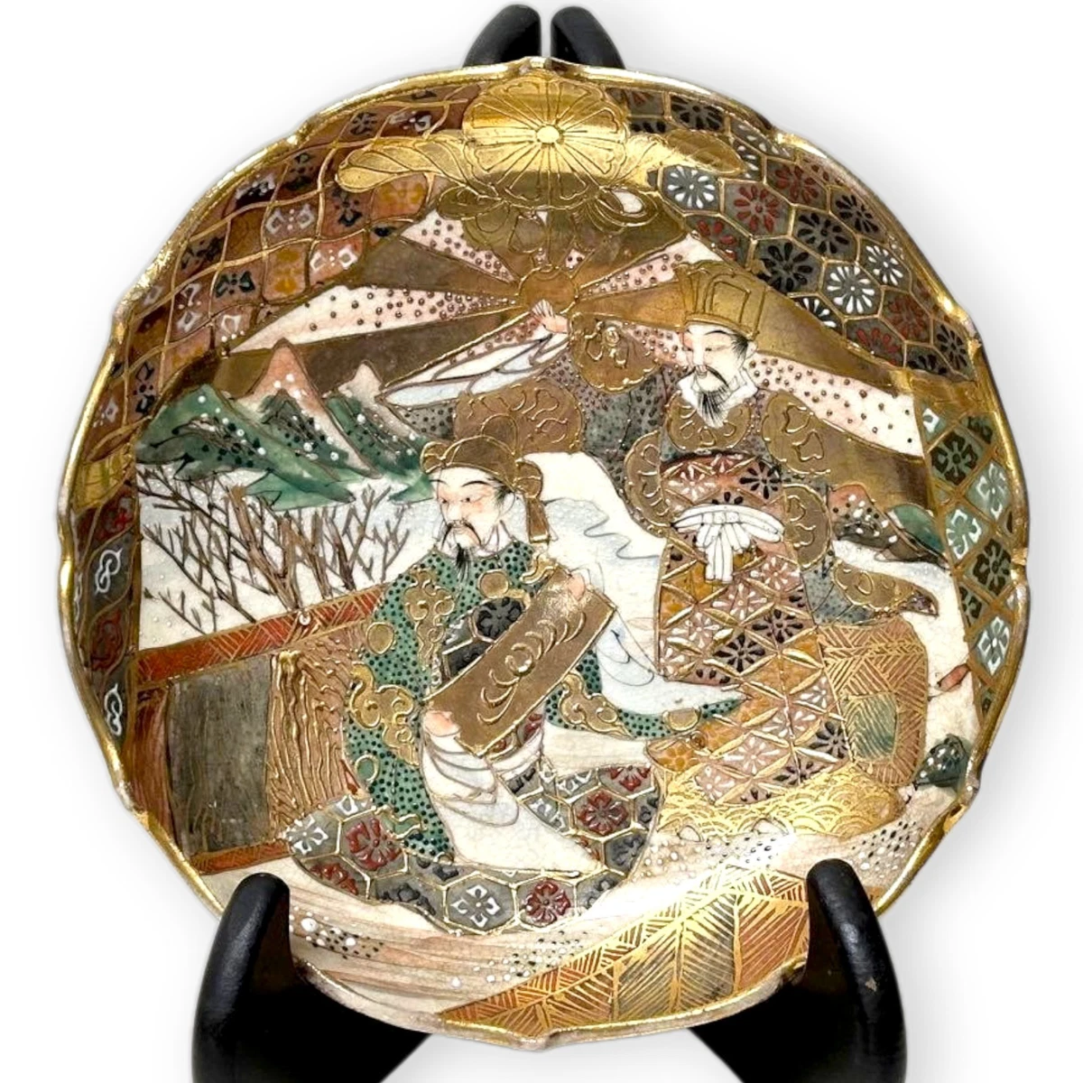 陶瓷多色1900-1940 年日本盘子| eBay