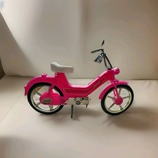 Vintage Barbie Motor Bike 1983 Mattel Pink Moped Scooter Toy Bicycle 