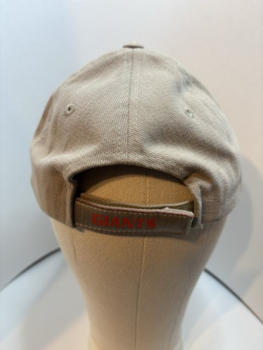 De colección Gigantes de San Francisco Bronceado Logo Atlético Gancho Lazo Gorra de Béisbol Genuina - Imagen 3 de 8