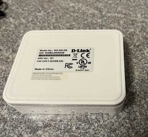 Switch desktop D-Link GO-SW-5G Gigabit Easy bianco cablato 5 porte con adattatore - Foto 2 di 3