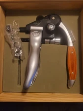 Laguiole Wine Bottle Opener wood box Wood handle Extra Corkscrew Rabbit Enercon 