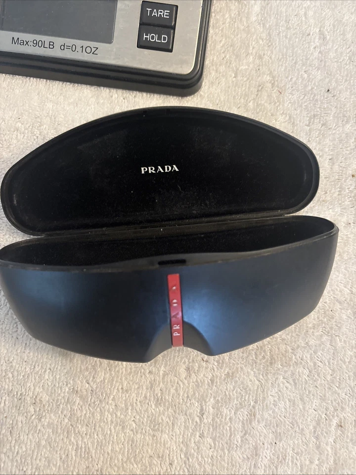Prada Sport  Glasses Sunglasses Hard Case Shell Black Plastic Lightweight - Image 3 of 4