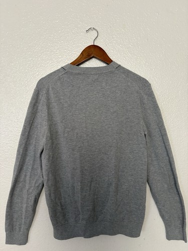 Cárdigan Banana Republic Suéter Mujer Talla M Gris Botón Delantero - Imagen 6 de 7