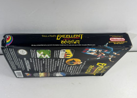 Bill & Ted's Excellent Video Game Adventure (Nintendo NES) with Box and Poster