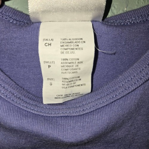 VTG Walt Disney World Kids Tinker Bell "Spoiled to Perfection" Purple Shirt sz S - Picture 6 of 10