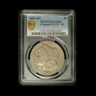 1881-CC Morgan Silver Dollar Cleaned-VG Detail - Free Shipping USA