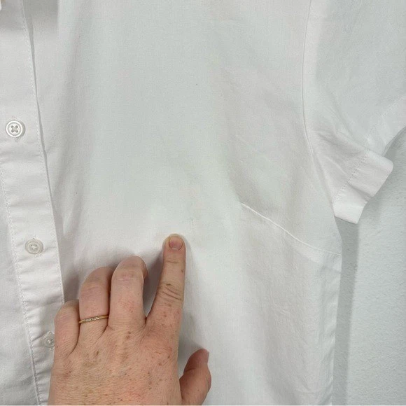 Crewcuts Girls' tie-front button-up shirt Summer Classic Preppy Size 16 NWT - Image 4 of 4