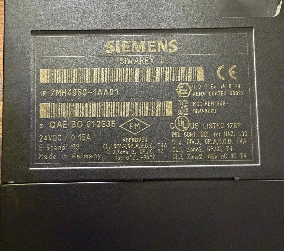 Siemens Siwarex U 7MH4950-1AA01 Weighing Module - Bild 2 von 2