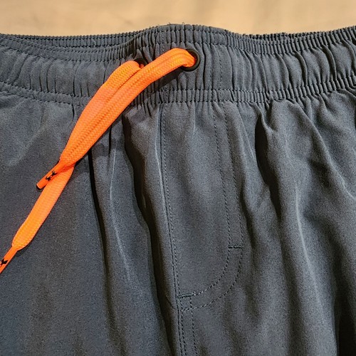 BNWT Under Armour Gray & Neon Orange Lined Swim Trunks Sz YLG - Picture 21 of 21
