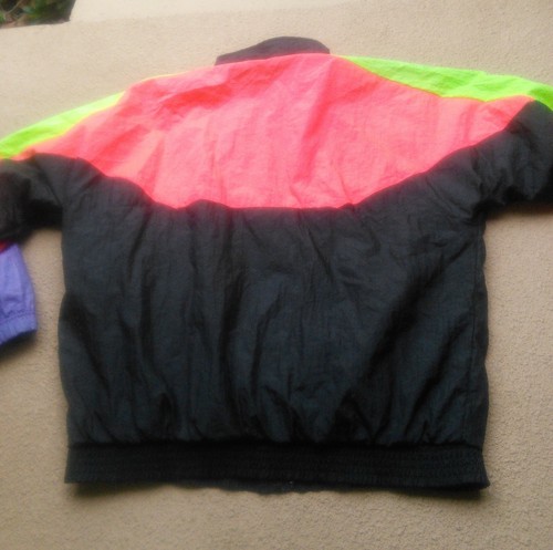 Vintage 80er 90er Herren Sergio Tacchini Trainingsjacke Nylon Mehrfarbig Gr. 40 - Bild 2 von 10