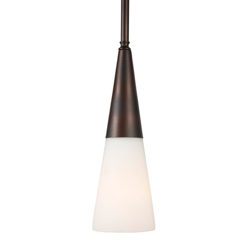 Forte Lighting 2179-01-32 Signature Mini Pendant Antique Bronze - Picture 2 of 3