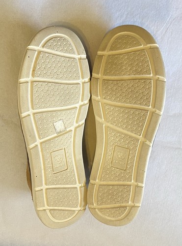 Ariat Aztec Ryder Tan Diamond Shoes Loafers Slip Ons Western Flats Womens 11 B - Picture 9 of 10
