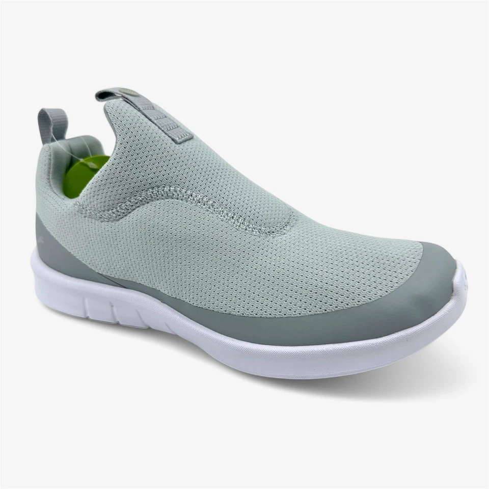 Zapatos de golf PUMA Laguna Fusion sin cordones de tiro alto plateados para mujer sin clavos Foto 2 de 4