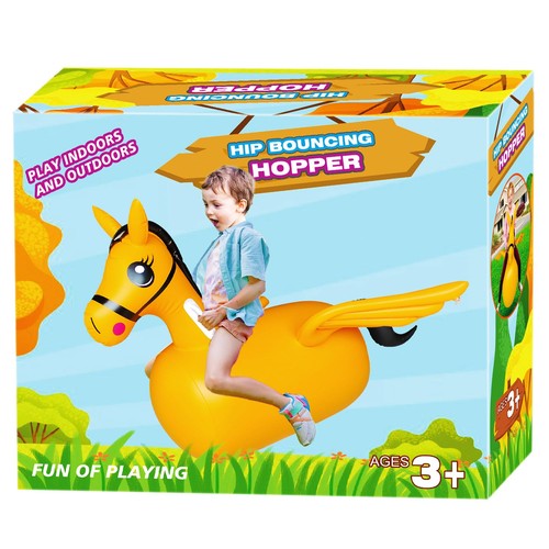 Kid Bouncy Horse Toy,Kids Jumping Animal Toys, Kid Favorite Horse Jumping Toy... - Picture 9 of 9