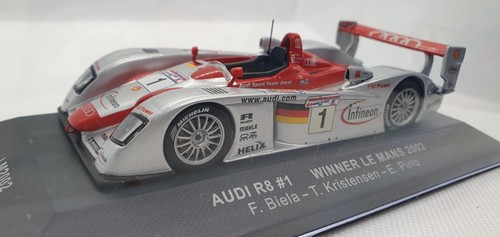IXO LM2002 Audi R8 #1 Le Mans Winner 2002 - Biela/Kristensen/Pirro 1/43 Scale - Picture 9 of 9