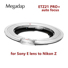 Megadap ETZ21 Pro AF Auto Focus Lens Mount Adapter Sony E-mount Lens to Nikon Z