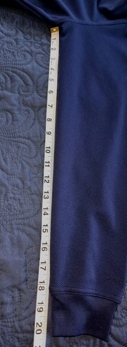 Polo de golf Grand Slam manga larga azul marino para hombre pequeño • Nuevo sin etiquetas - Imagen 9 de 13