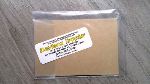 Daytona Trophy Bath County Car Show Plaque Hot Springs VA 1991 - Picture 2 of 2