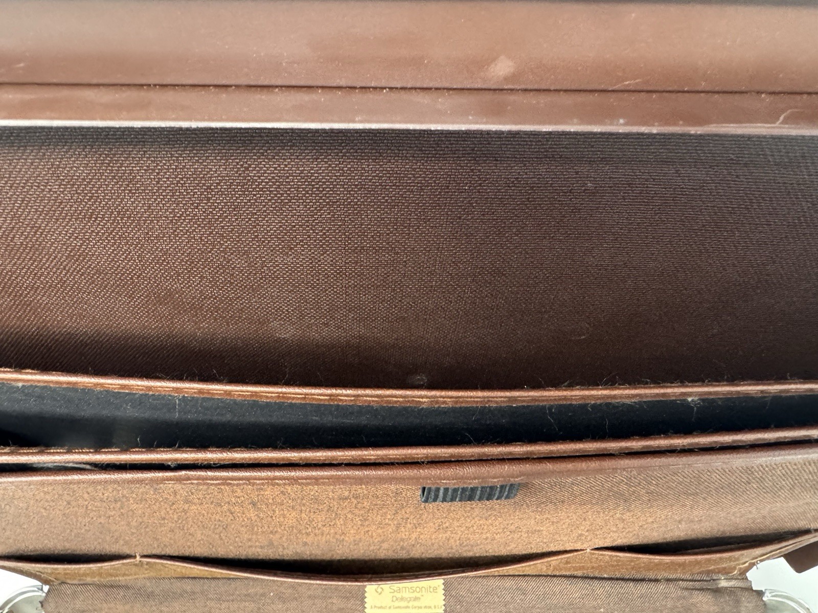 Samsonite Delegate Attache Briefcase Brown Hard S… - image 12