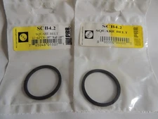 New 2 PRB SCB4.2  Square Cut Belts for VCR Cassette CD/DVD Drive