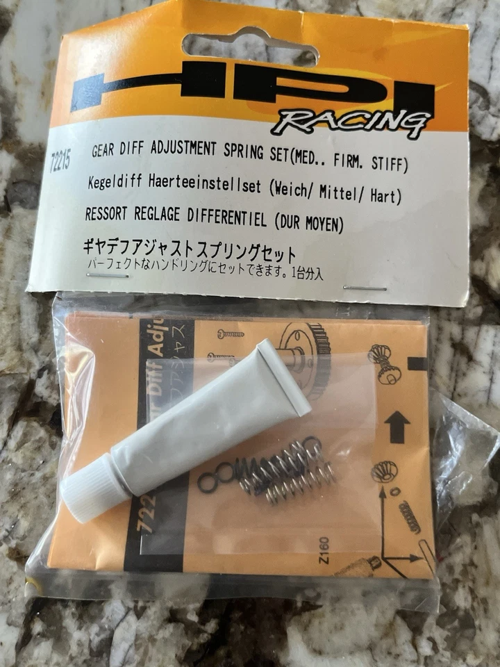 Juego de resortes de ajuste de diferencial de engranajes HPI 72215 medio firme y rígido Foto 3 de 4