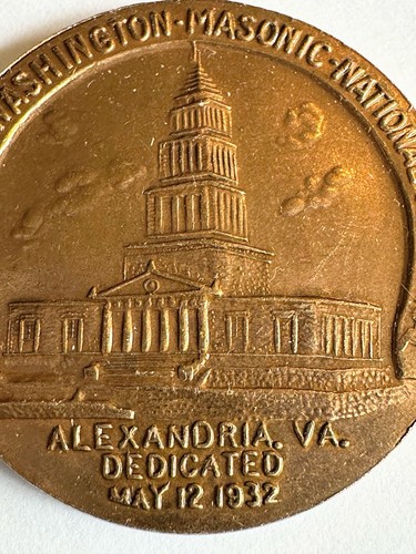 George Washington as Master Masonic National Memorial Commemorative Coin - Bild 3 von 4