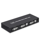 DVI KVM- 2-In-1 4K  Computer Teilen USB-Tastatur Maus Druckmonitor Mult1763