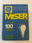 NEW GE Miser Light Bulbs 95/100 Watt pack of 4 Tested ENERGY EFFICIENT!!!!