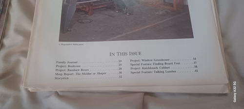 HANDS ON! Shopsmith The Home Workshop Magazine 1979 to 1988 lot of 44 - Bild 12 von 12