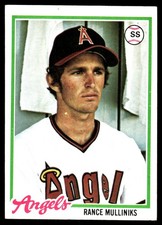 Rance Mulliniks 1978 Topps #579 California Angels MLB READ FREE SHIPPING