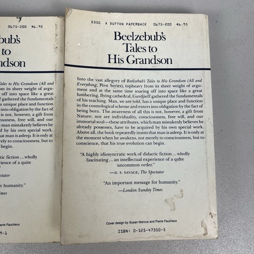Gurdjieff Beelzebub's Tales to Enkel Dutton Box Set 1973 Three Vol. Okkult - Bild 8 von 14