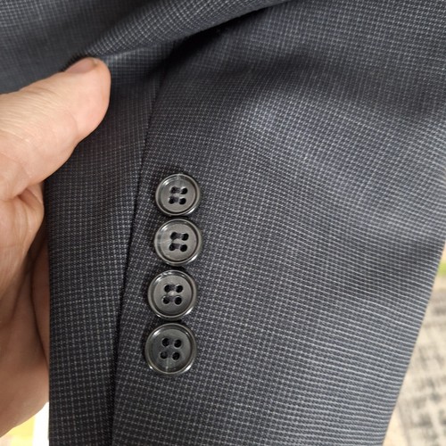 Jack Victor Sport Coat Jacket Mens 42S Gray Check Canada Double Vented Wool - Picture 7 of 12