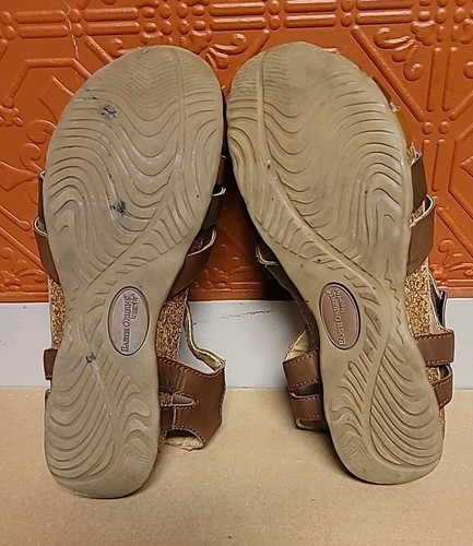 EARTH ORIGINS Teagan Women Slingback Fisherman Sandal Tricolor US 9 PreOwned  - Picture 7 of 10