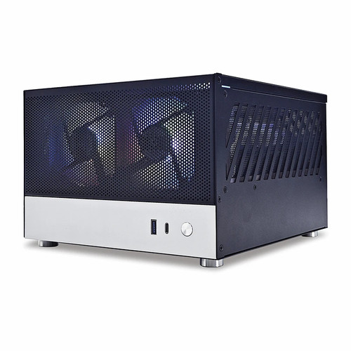 Mini ITX Estuche Blanco 9L Compacto PC Chasis Soporte Flex PSU/240mm GPU/100mm - Imagen 4 de 32