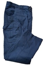 Propper Kinetic Mens 35x29.5 Blue Tactical Cargo Pants Ripstop Military Utility
