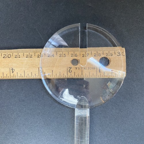 Servidores de ensaladas Guzzini Tiffany transparente mod retro mediados de siglo acrílico - Imagen 9 de 13