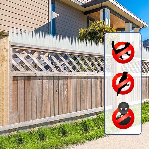 Plastic Anti-bird Spikes Pigeon Deterrent for Roof Guttering Birds Proof Fence - Picture 17 of 27