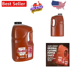 Frank's RedHot  Cayenne Pepper Hot Sauce, 1 Gal - Bold Flavor in Bulk