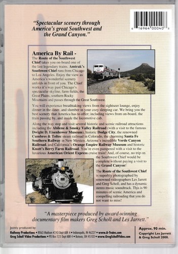 Amerika mit der Eisenbahn, Route des Südwesthäuptlings - Region Free Railway DVD - Bild 2 von 2
