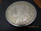 1921 Morgan Silver Dollar $1 – Circulated – Mint Mark Hard to Read – 90% U.S. Si