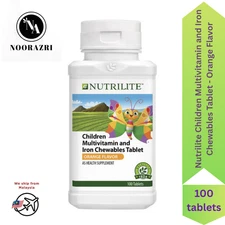 NUTRILITE™ Children Multivitamin and Iron Chewables Tablet-OrangeFlavor