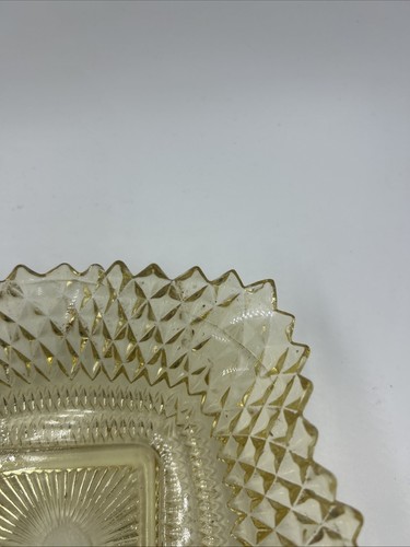Vintage Indiana Glass Sawtooth Candy Dish Ashtray Smoked Amber - Picture 4 of 8