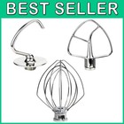 Stainless Steel Mixer Attachments Set