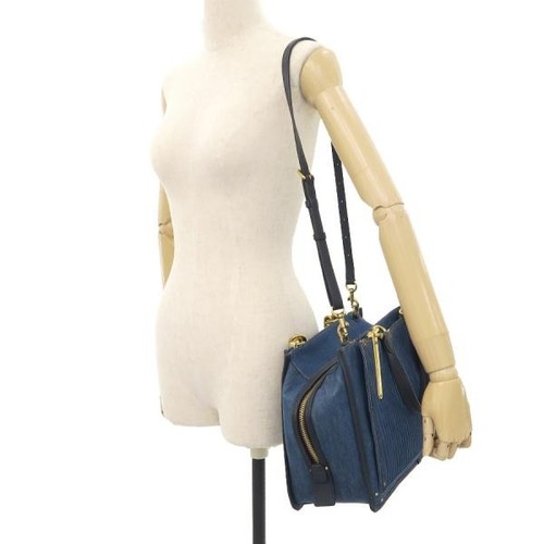 Coach Dreamer 36 2-Wege Schultertasche Denim B:35cm×H:23cm×T:12,5cm Japan gebraucht - Bild 5 von 9