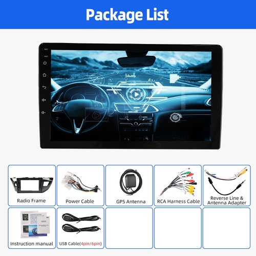 For Toyota Corolla 2014-2016 Android 14 10.1'' Car Stereo GPS Radio CarPlay 32G - Picture 14 of 14