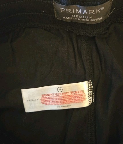 Mens Black Jogging Bottoms Primark Size Medium 32 Inch Waist Great Condition - Picture 4 of 4