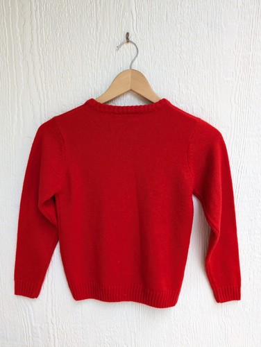The Great British Collection Red Guardsman Plush Bearskin Hat Sweater Unisex 7-8 - Picture 4 of 4