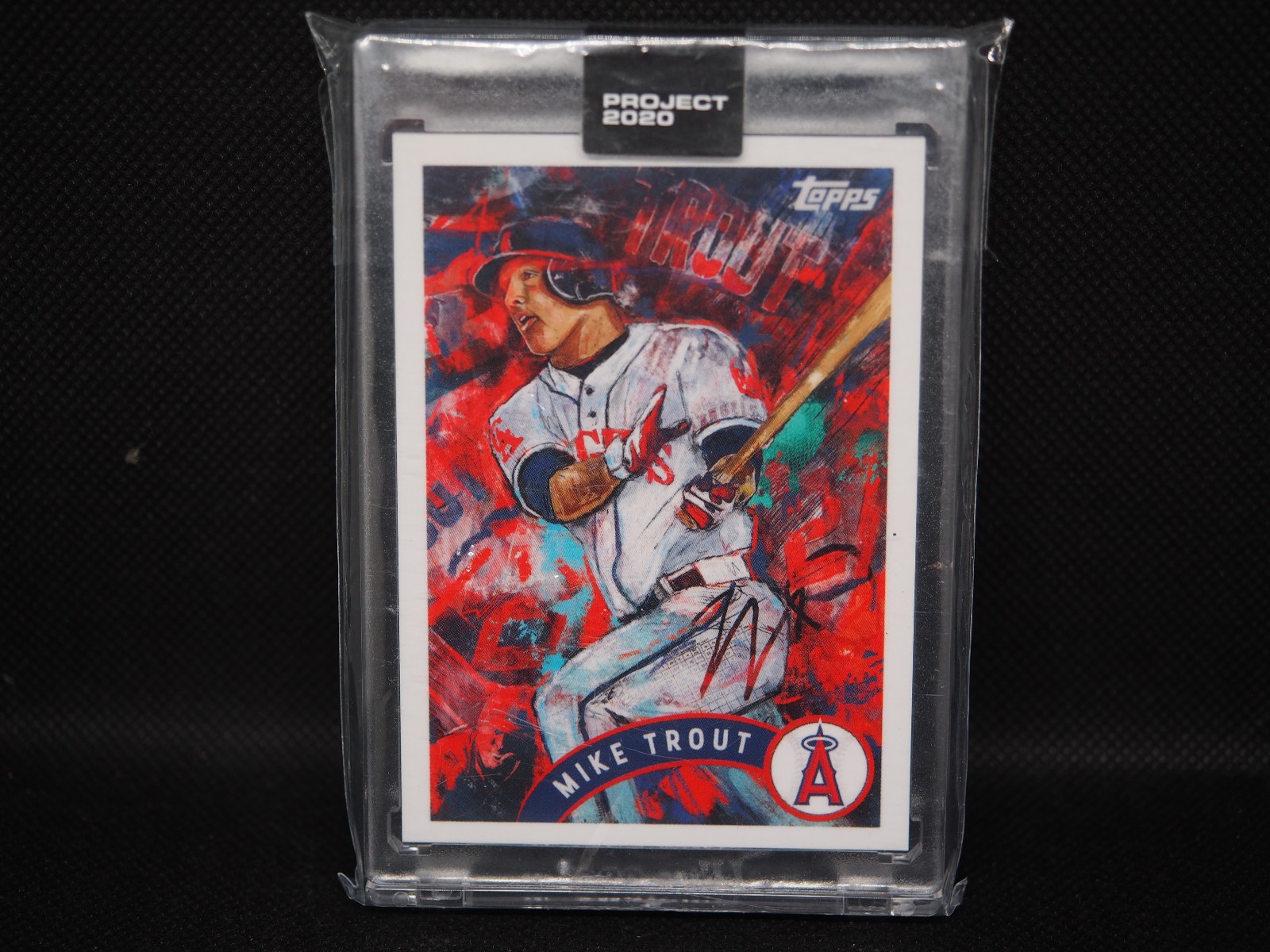 2020 Topps Project 2020 #35 - 2011 Topps Update Mike Trout by Andrew Thiele