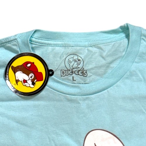 NWT BUC-EES T-Shirt Unisex Mint Green Easter 2024 Graphic Tee Size L - Picture 4 of 6