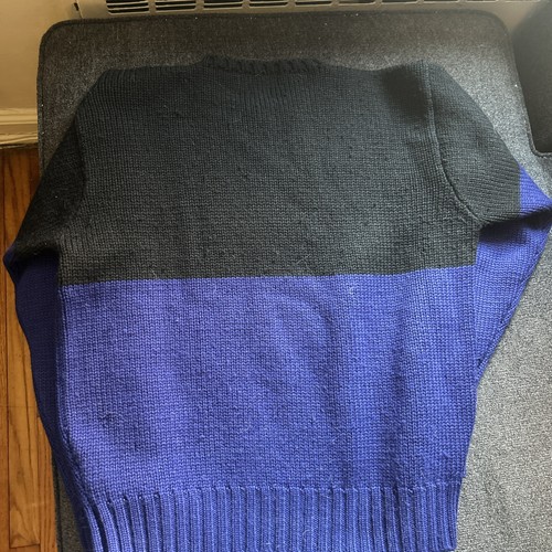 Vintage Polo Ralph Lauren Wool Suicide Ski Sweater Wool Color Block Size Large - Bild 3 von 3